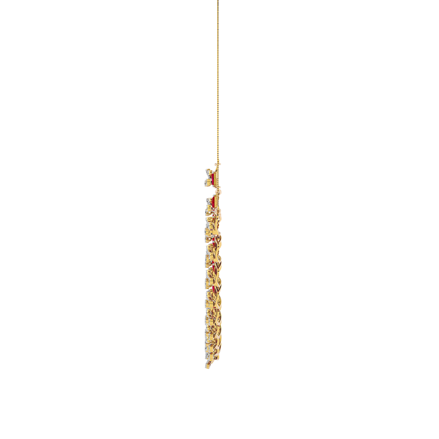 Elegant Spark Diamond Necklace