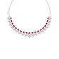 Elegant Spark Diamond Necklace 18 KT / White Gold
