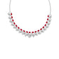 Elegant Spark Diamond Necklace 18 KT / White Gold