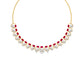 Elegant Spark Diamond Necklace 18 KT / Yellow Gold