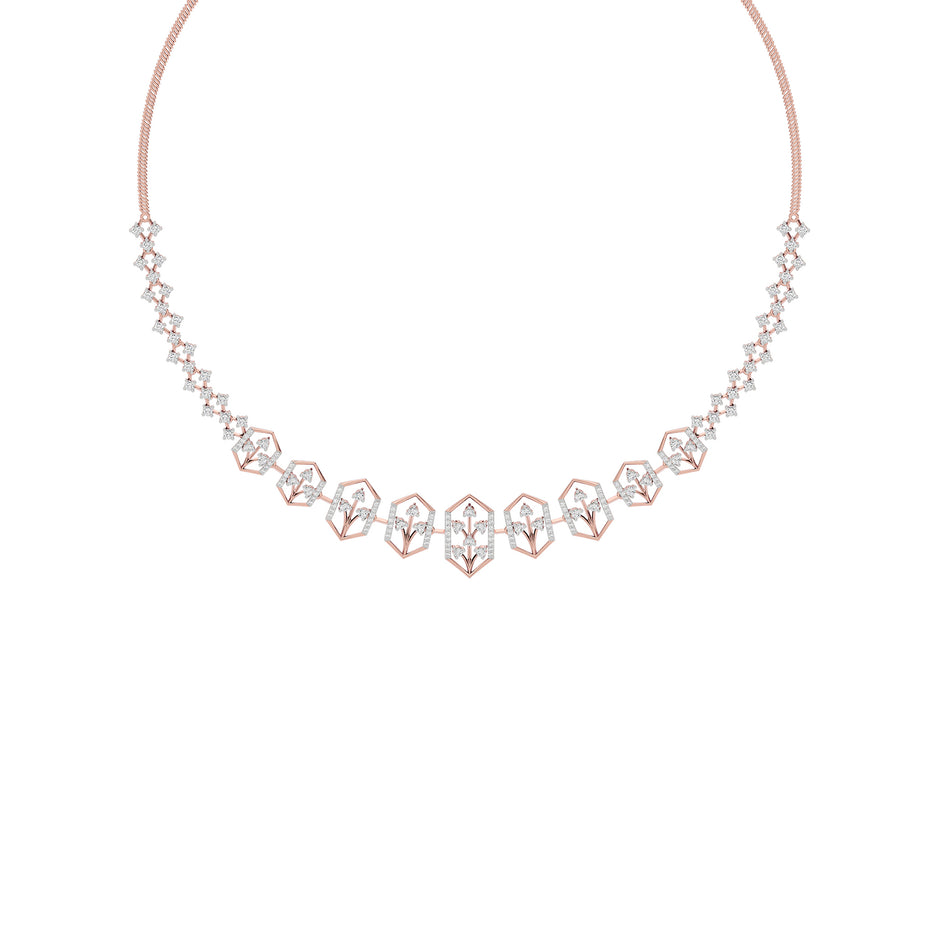 Jewel Embrace Diamond Necklace