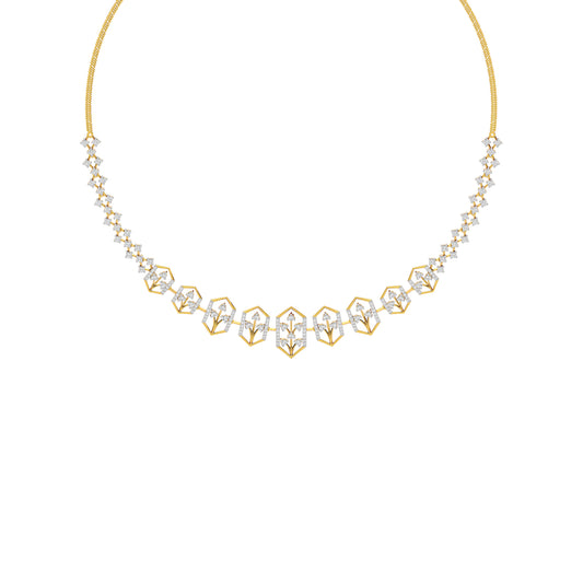 Jewel Embrace Diamond Necklace
