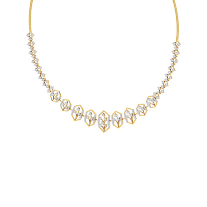 Jewel Embrace Diamond Necklace 18 KT / Yellow Gold
