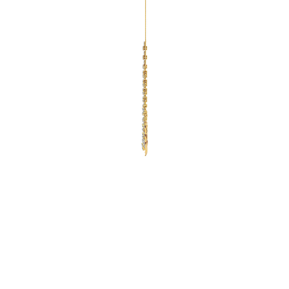 Jewel Embrace Diamond Necklace 18 KT / Yellow Gold