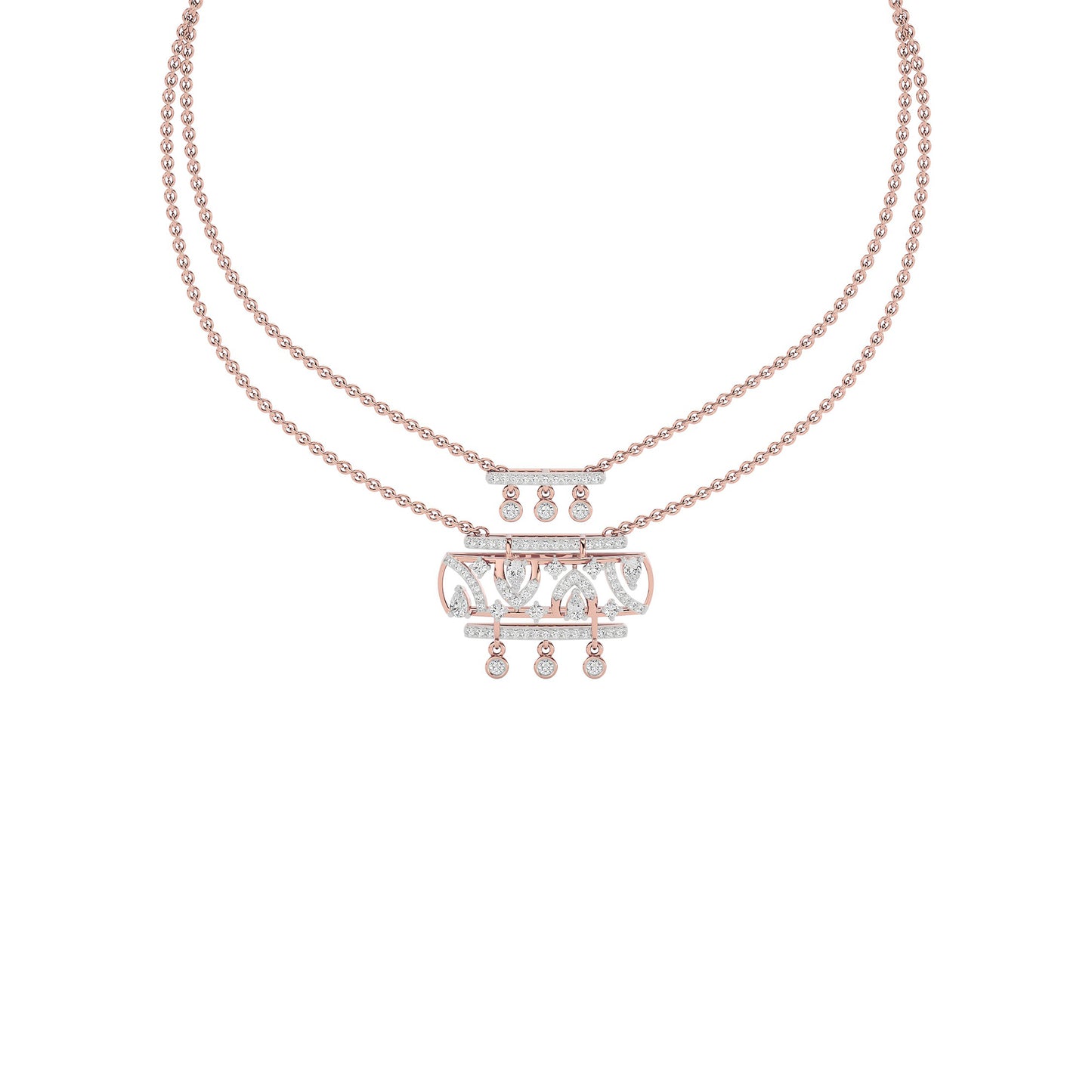 Lumina Point Diamond Necklace