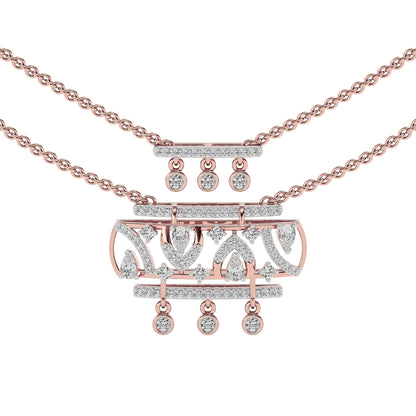 Lumina Point Diamond Necklace 18 KT / Rose Gold