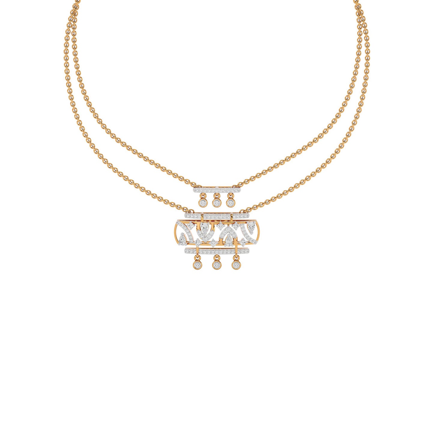 Lumina Point Diamond Necklace