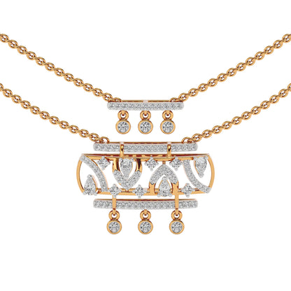Lumina Point Diamond Necklace 18 KT / Yellow Gold