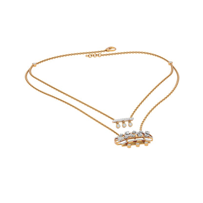 Lumina Point Diamond Necklace 18 KT / Yellow Gold