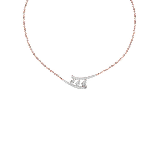 Double Line Drop Necklace