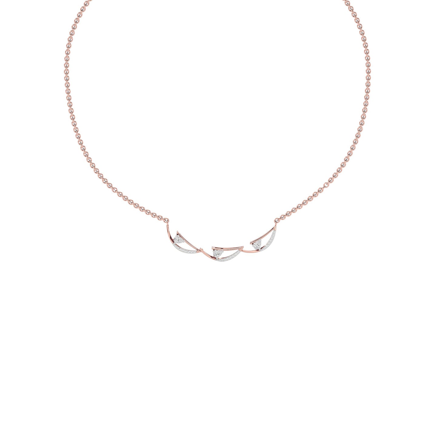 The Golden Armour Diamond Necklace