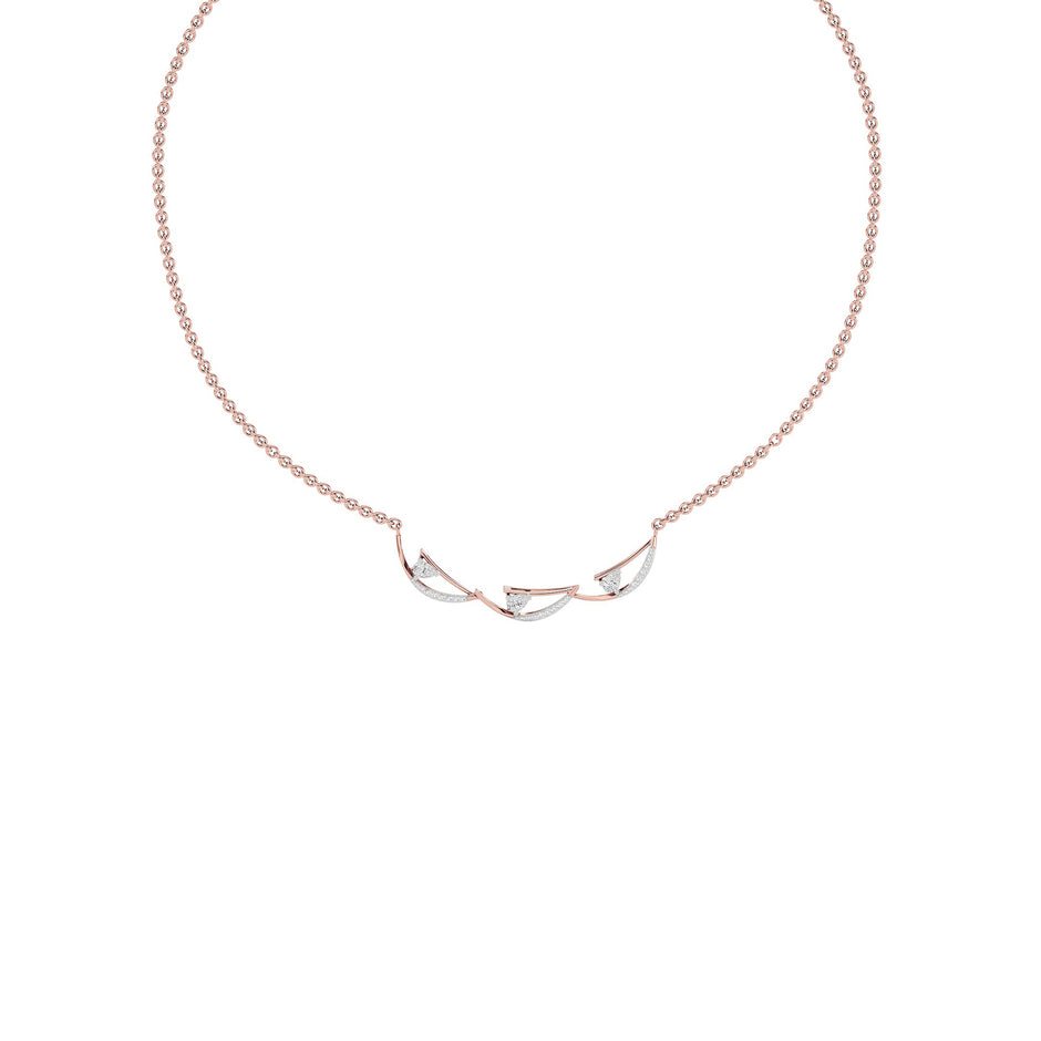The Golden Armour Diamond Necklace