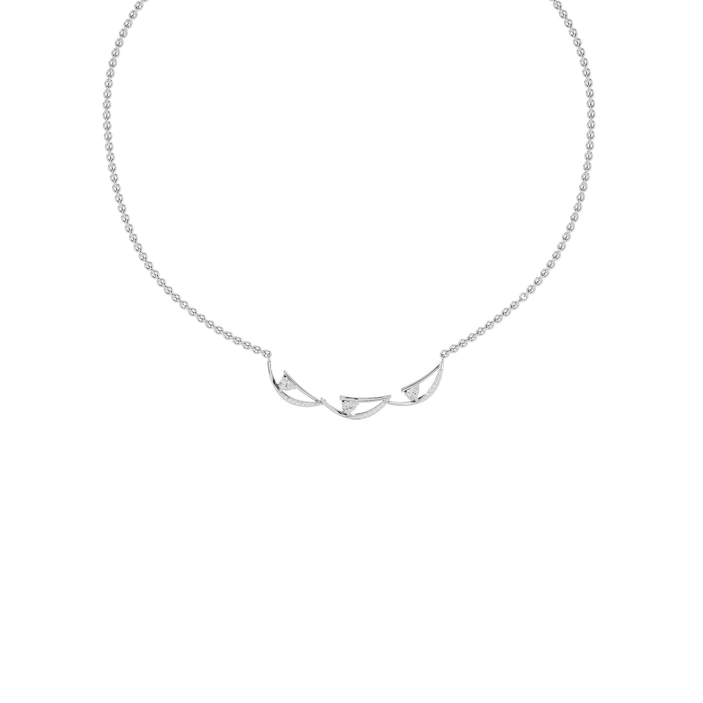 The Golden Armour Diamond Necklace