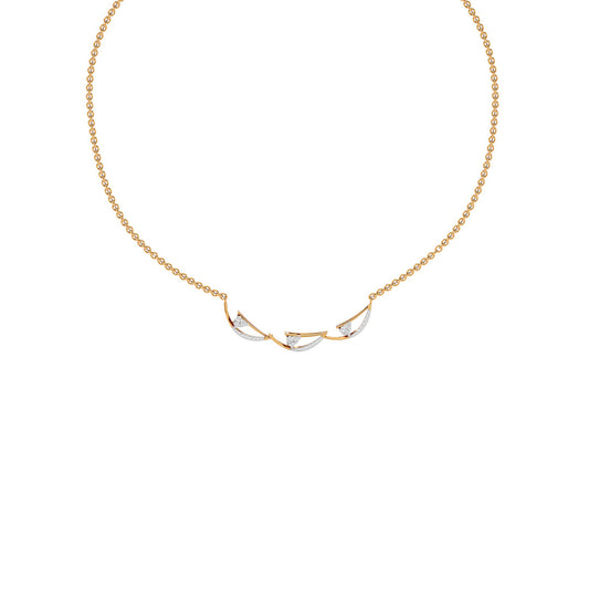 The Golden Armour Diamond Necklace