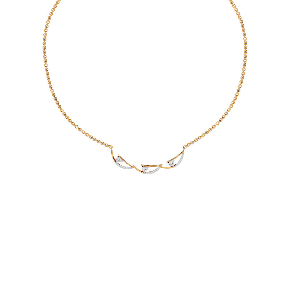 The Golden Armour Diamond Necklace
