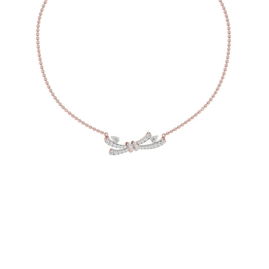 Tie The Knot Diamond Necklace
