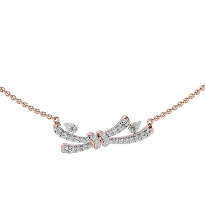 Tie The Knot Diamond Necklace