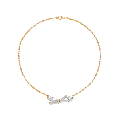 Tie The Knot Diamond Necklace