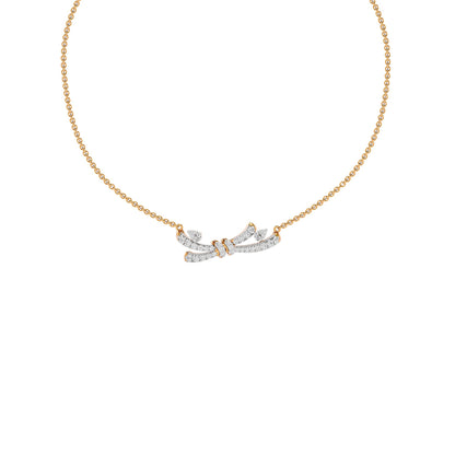 Tie The Knot Diamond Necklace