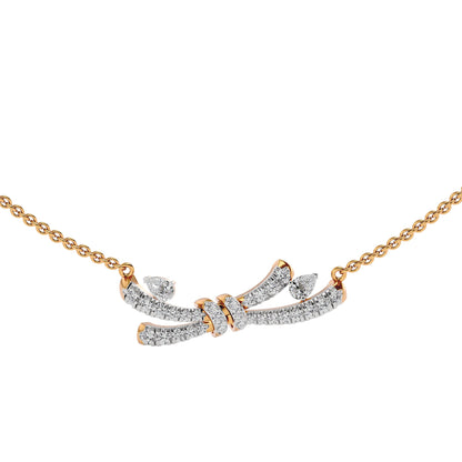 Tie The Knot Diamond Necklace