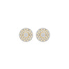 Mandala Diamond Earrings 18 KT / Yellow Gold