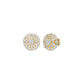 Mandala Diamond Earrings 18 KT / Yellow Gold