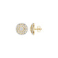 Mandala Diamond Earrings 18 KT / Yellow Gold