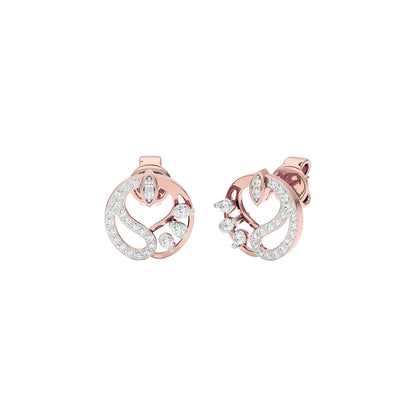 Harmony Diamond Earrings 18 KT / Rose Gold
