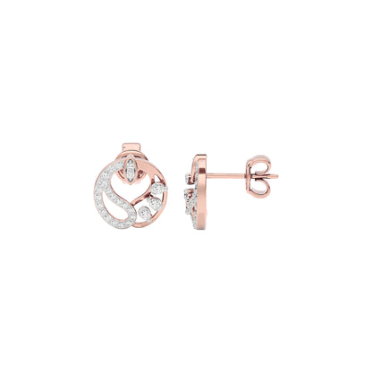 Harmony Diamond Earrings 18 KT / Rose Gold