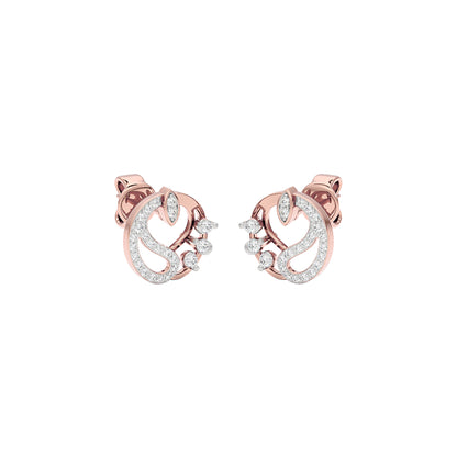 Harmony Diamond Earrings 18 KT / Rose Gold