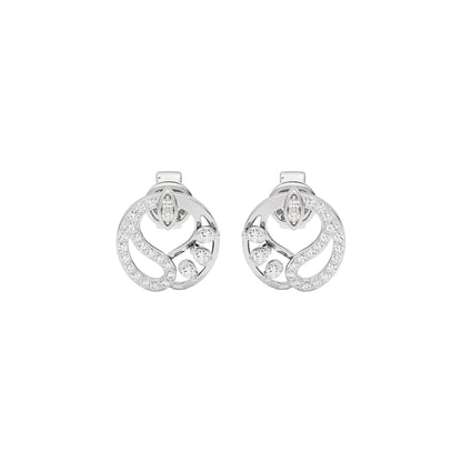 Harmony Diamond Earrings 18 KT / White Gold