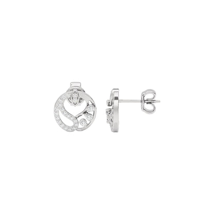 Harmony Diamond Earrings 18 KT / White Gold