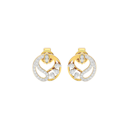 Harmony Diamond Earrings 18 KT / Yellow Gold