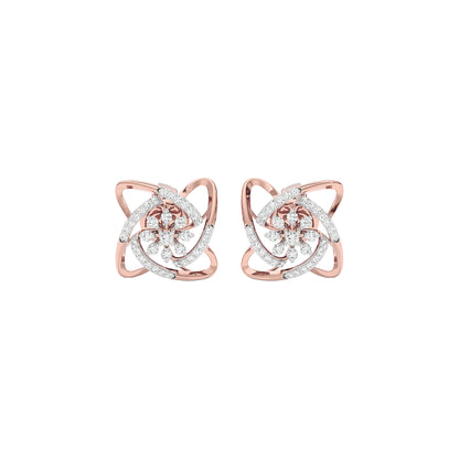 The Alchemist Diamond Earrings 18 KT / Rose Gold