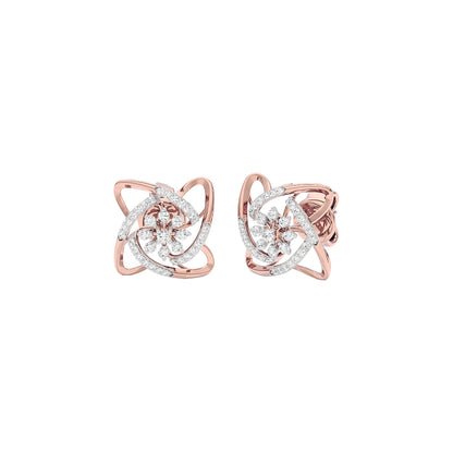 The Alchemist Diamond Earrings 18 KT / Rose Gold