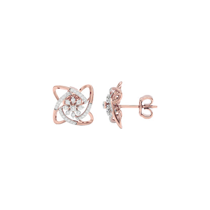 The Alchemist Diamond Earrings 18 KT / Rose Gold