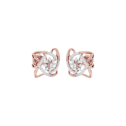The Alchemist Diamond Earrings 18 KT / Rose Gold
