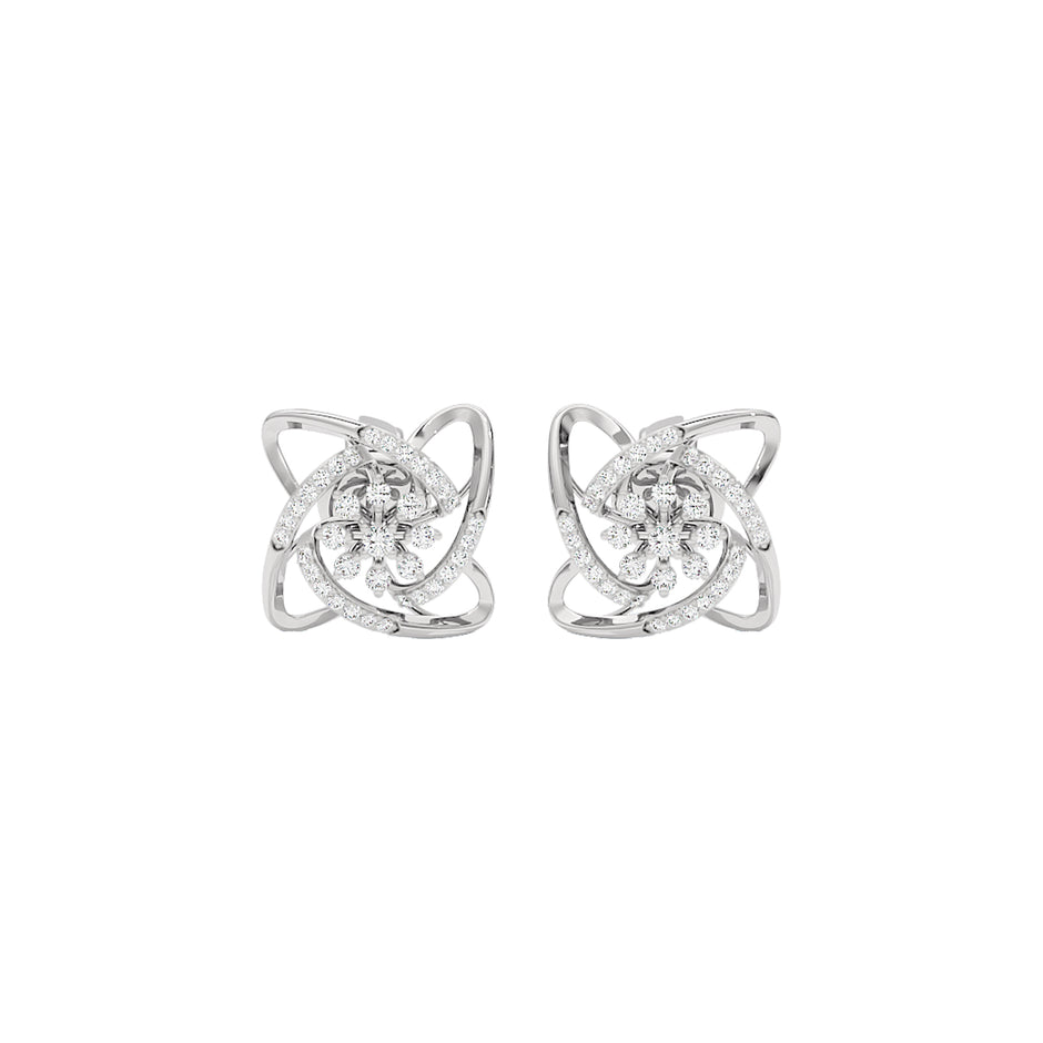The Alchemist Diamond Earrings 18 KT / White Gold