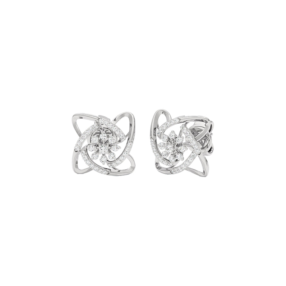 The Alchemist Diamond Earrings 18 KT / White Gold