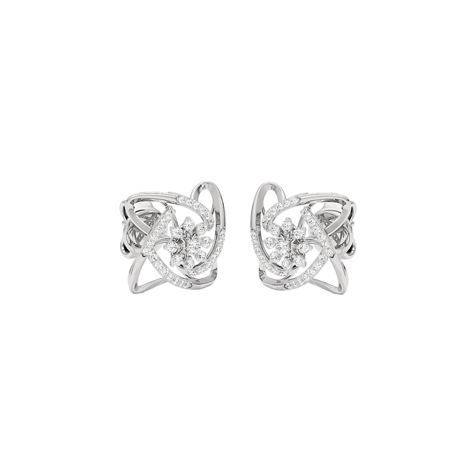 The Alchemist Diamond Earrings 18 KT / White Gold