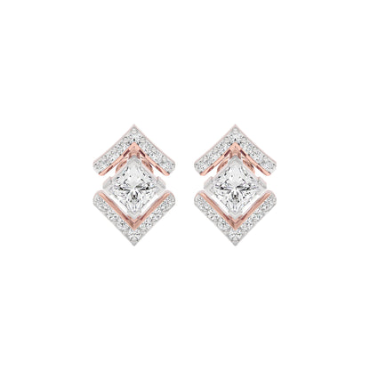 Kite Flight Diamond Earrings 18 KT / Rose Gold