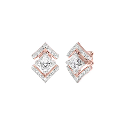 Kite Flight Diamond Earrings 18 KT / Rose Gold