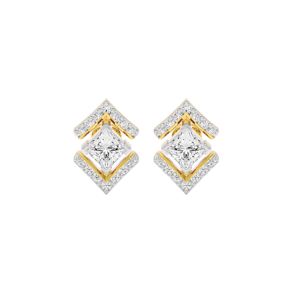 Kite Flight Diamond Earrings 18 KT / Yellow Gold