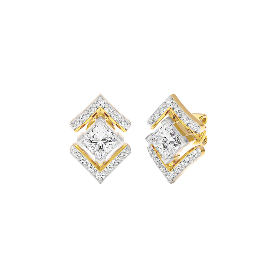 Kite Flight Diamond Earrings 18 KT / Yellow Gold