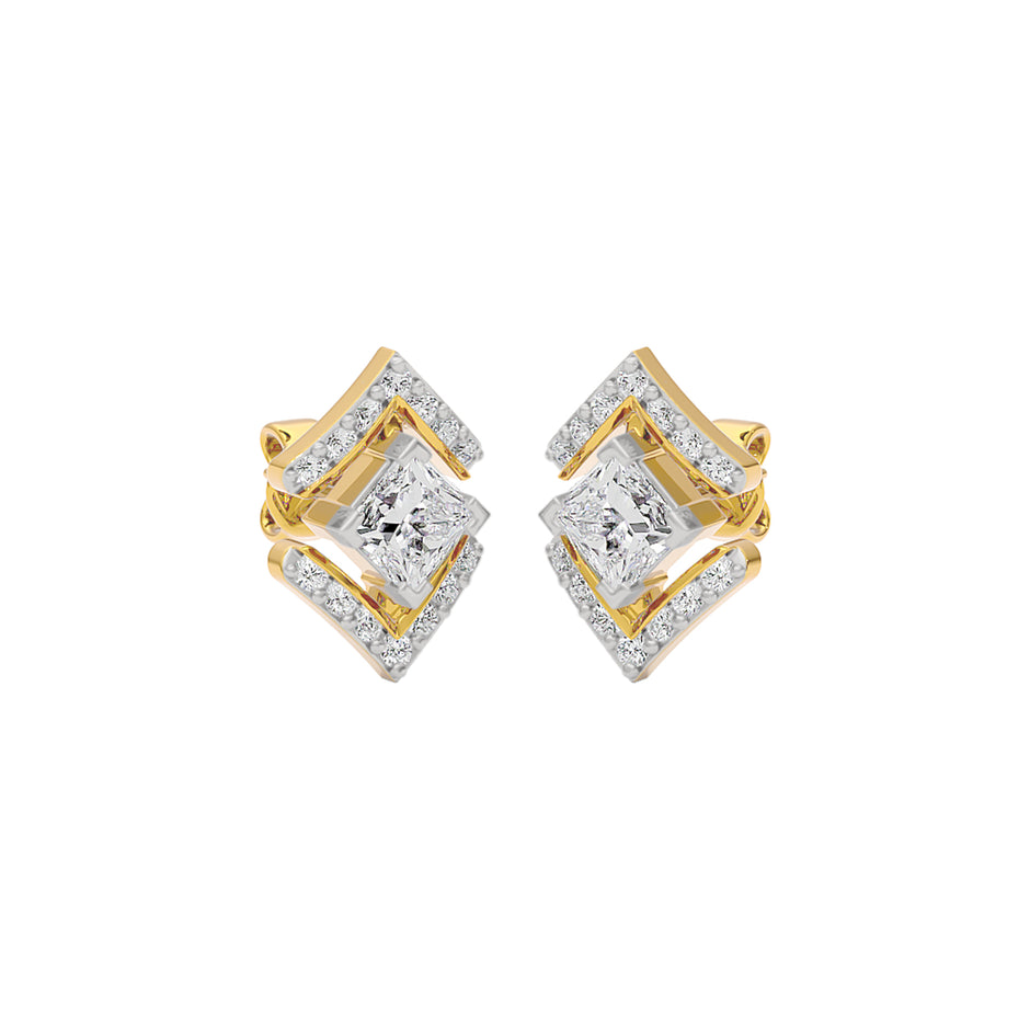 Kite Flight Diamond Earrings 18 KT / Yellow Gold