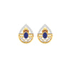 Tesellate Valve Diamond Earrings 18 KT / Yellow Gold