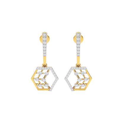 Diamond Rush Diamond Earrings 18 KT / Yellow Gold