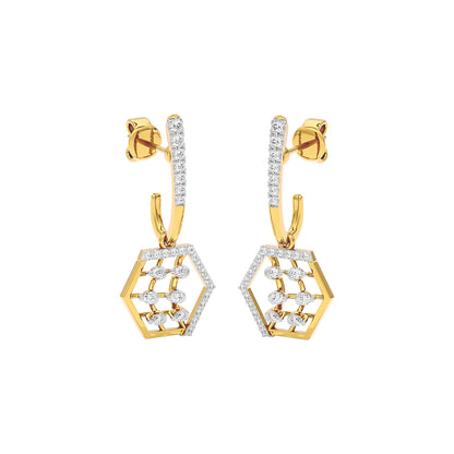 Diamond Rush Diamond Earrings 18 KT / Yellow Gold