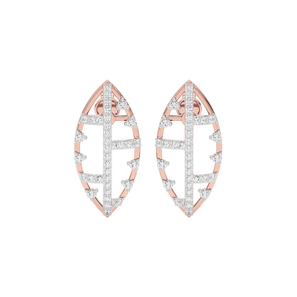 StarReign Diamond Earrings 18 KT / Rose Gold