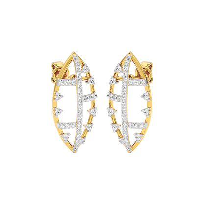StarReign Diamond Earrings 18 KT / Yellow Gold